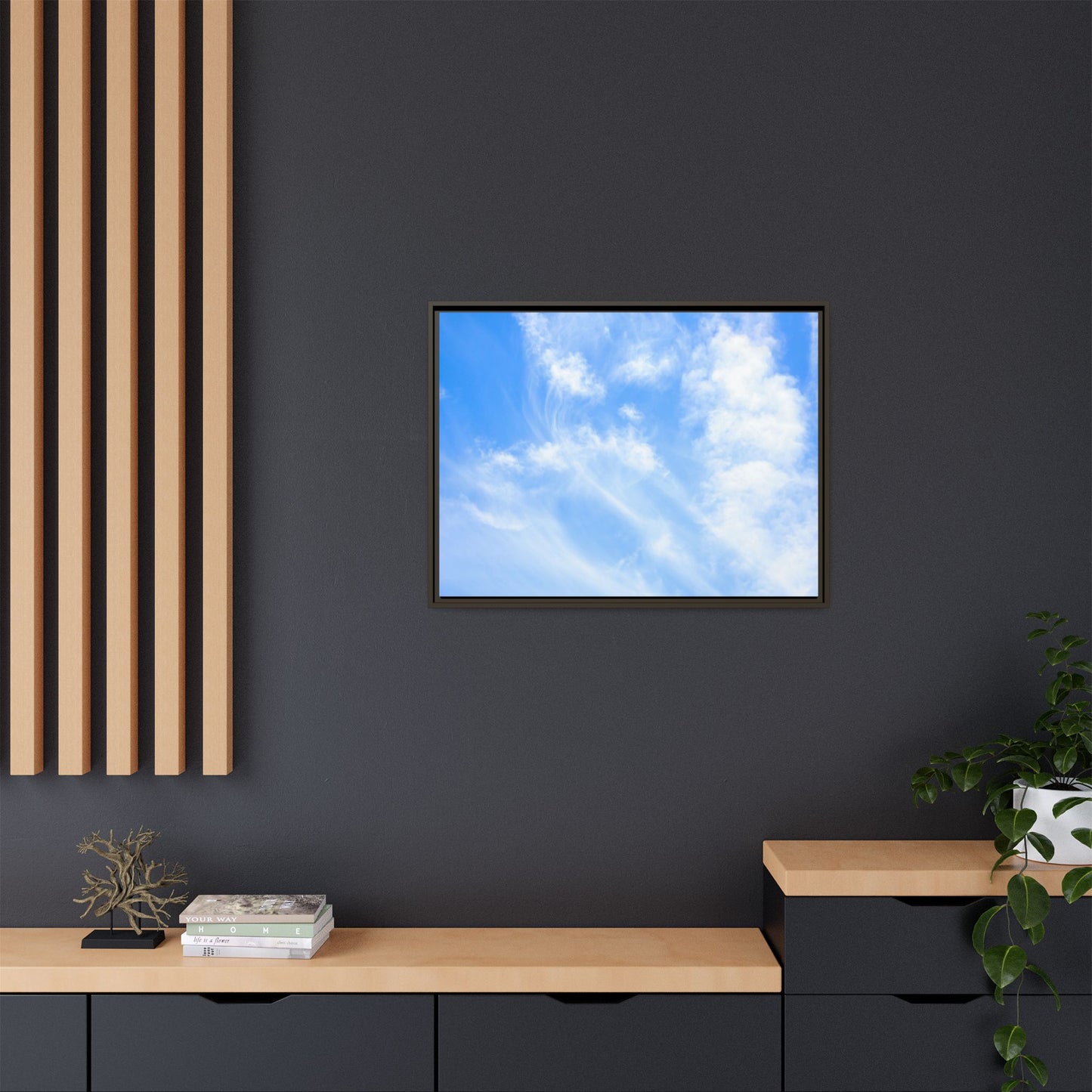 Azure Dreaming - Unique Stretched Canvas Wall Art - Art By Earth