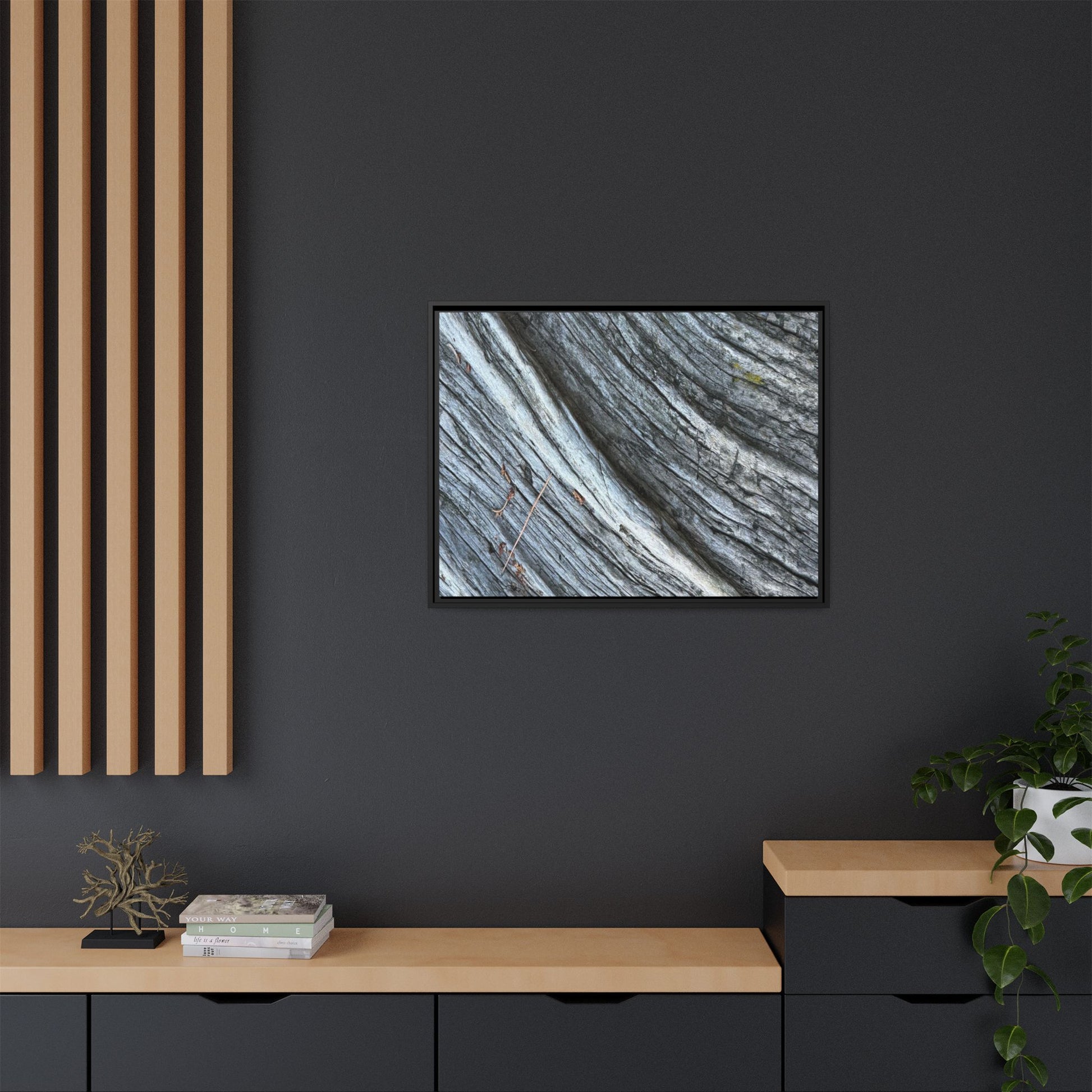 Time's Carved Path - Unique Stretched Canvas Wall Art - Art By Earth