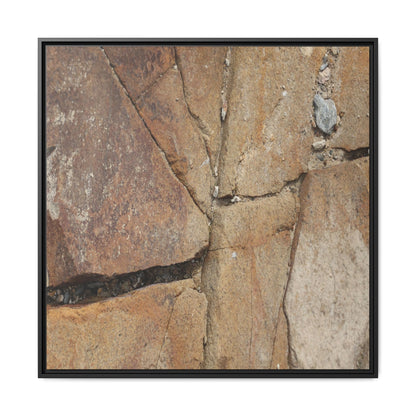 Rusty Crevices - Unique Stretched Canvas Wall Art - Art By Earth