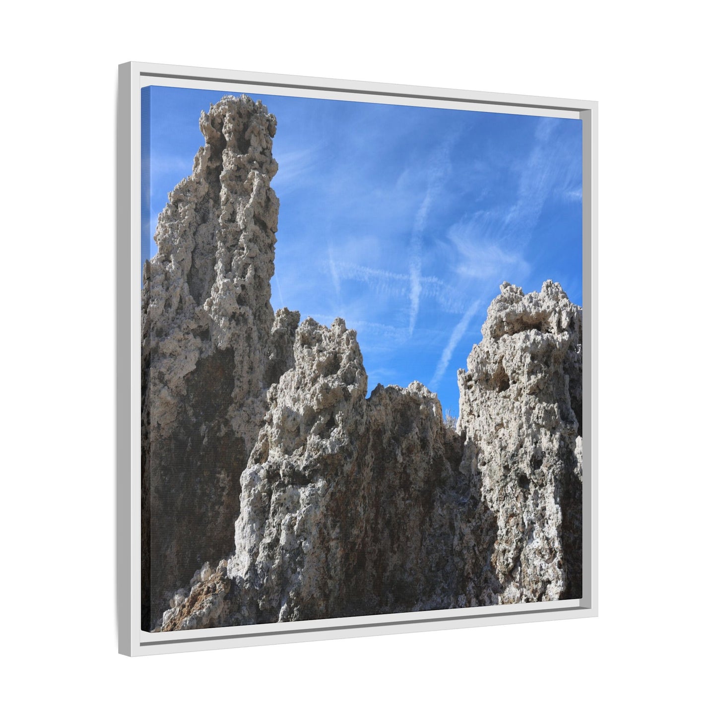 Weathered Sentinels - Unique Stretched Canvas Wall Art