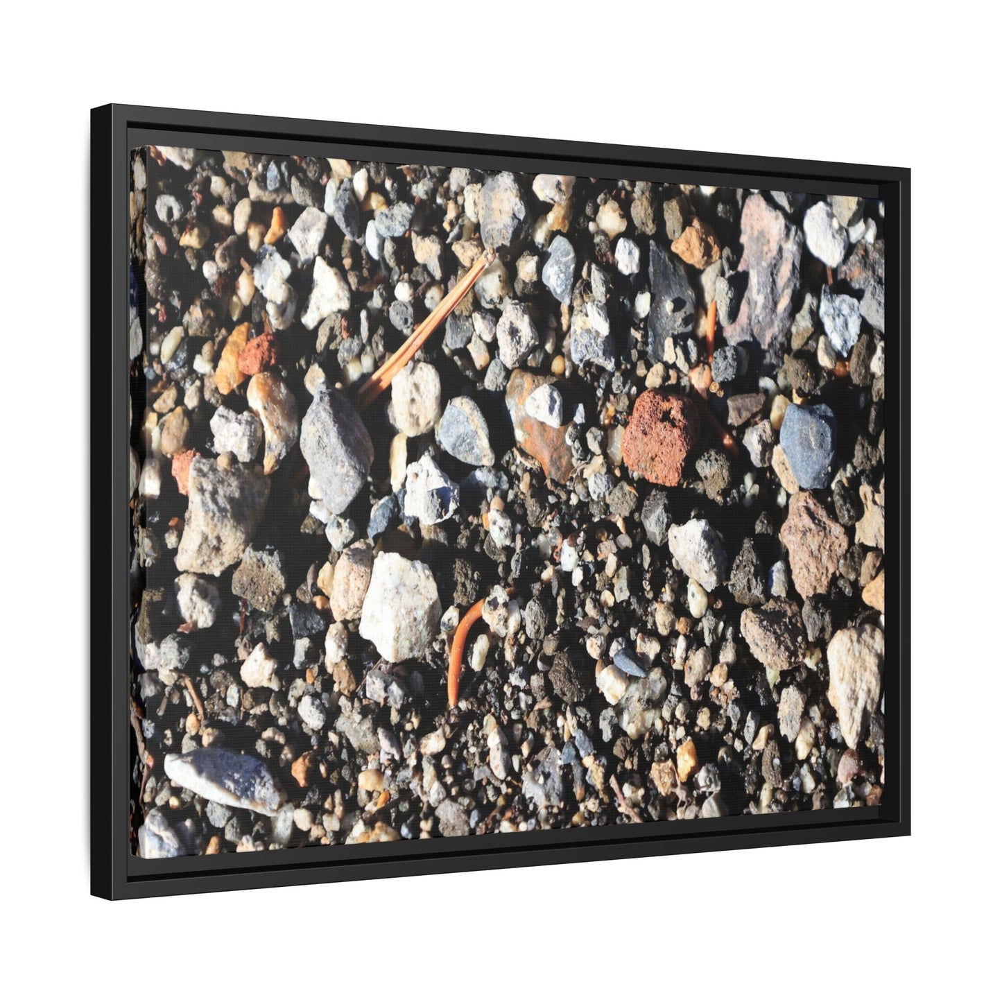 Stones and Soil - Unique Stretched Canvas Wall Art