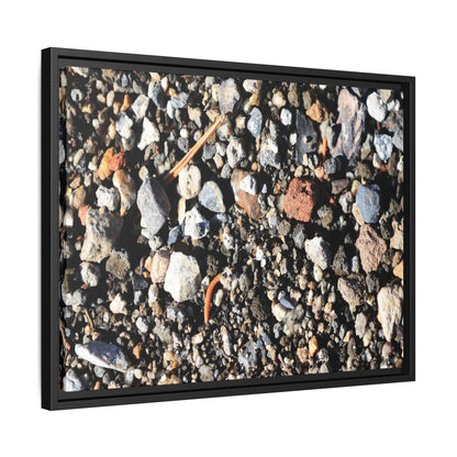 Stones and Soil - Unique Stretched Canvas Wall Art