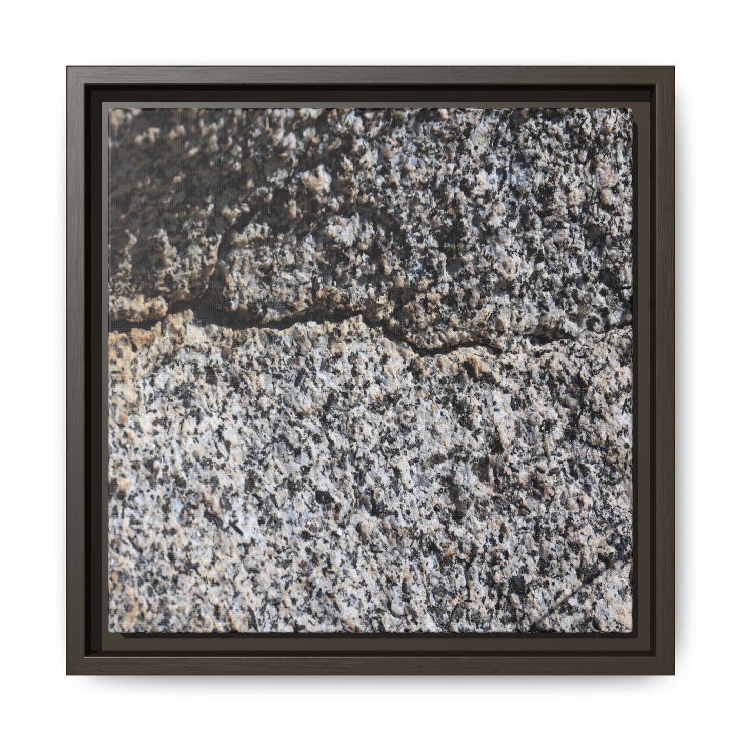 Weathered Stone Surface - Unique Stretched Canvas Wall Art