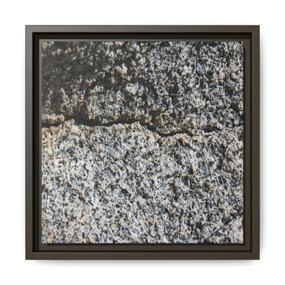 Weathered Stone Surface - Unique Stretched Canvas Wall Art