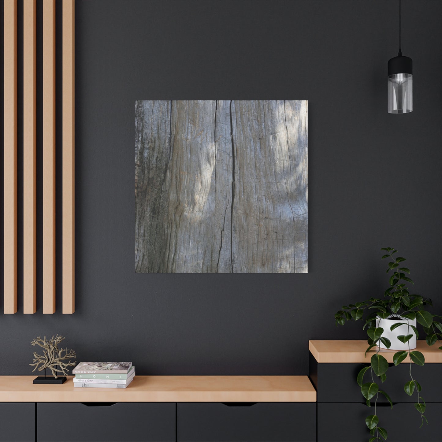 Split Log - Unique Frameless Canvas Wall Art
