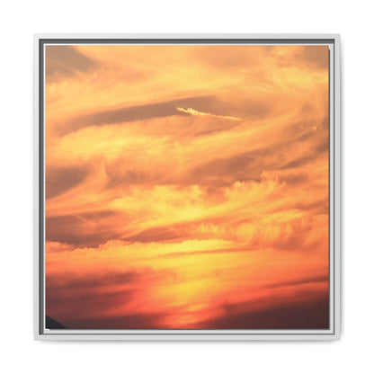 Burning Skies - Unique Stretched Canvas Wall Art - Art By Earth
