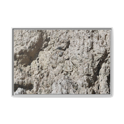 Weathered Stone Whispers - Unique Stretched Canvas Wall Art