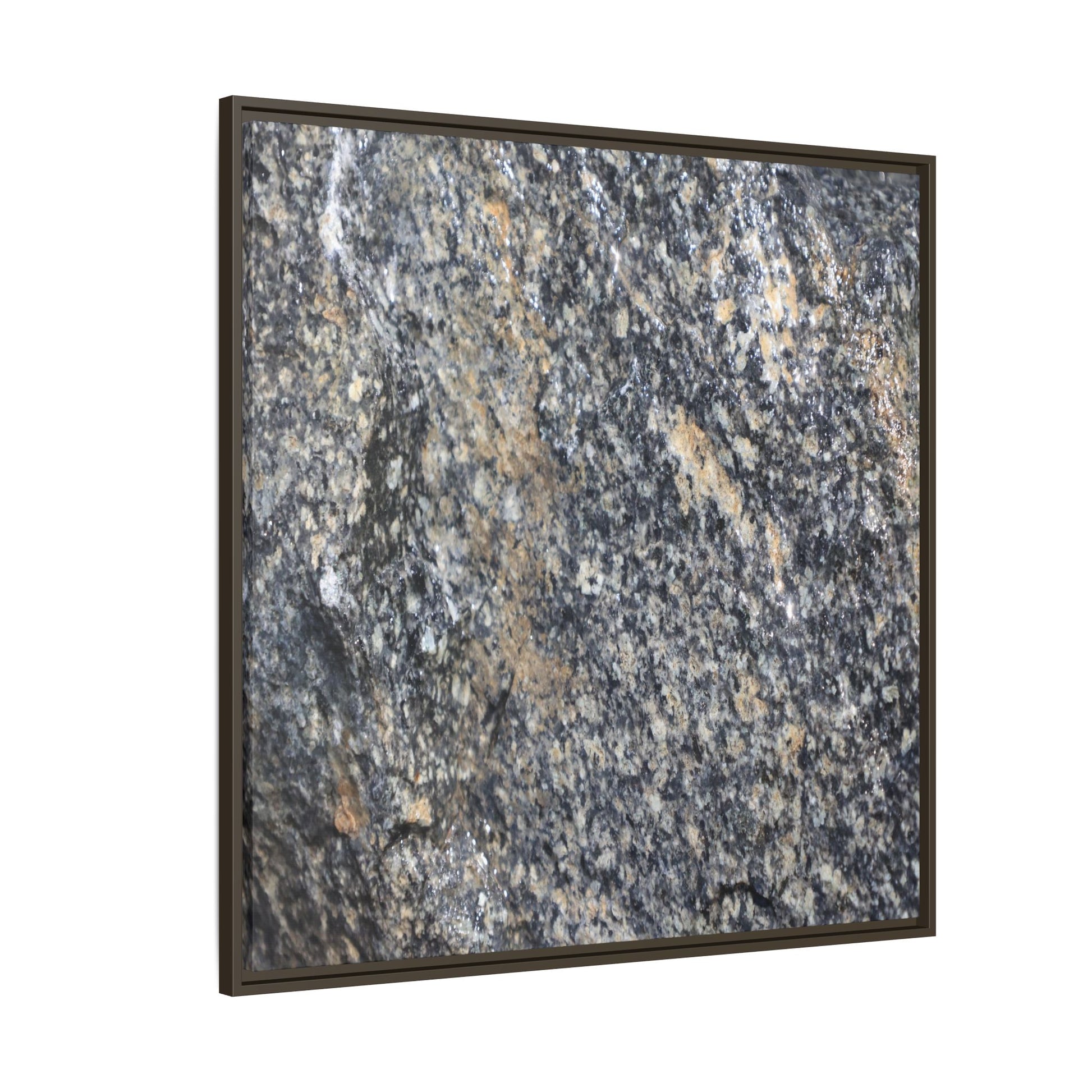 Crystalline Echoes - Unique Stretched Canvas Wall Art - Art By Earth