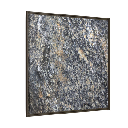 Crystalline Echoes - Unique Stretched Canvas Wall Art - Art By Earth