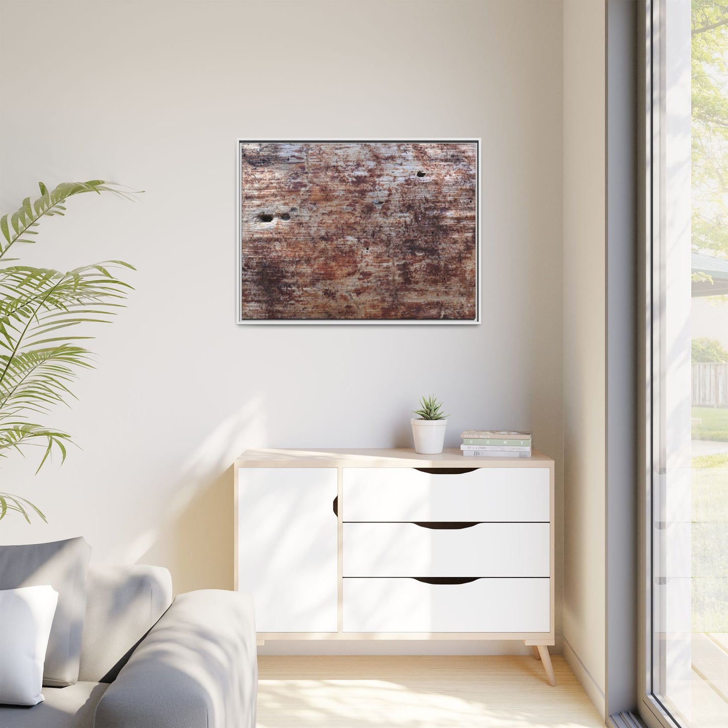 Rustic Textures - Unique Stretched Canvas Wall Art - Art By Earth