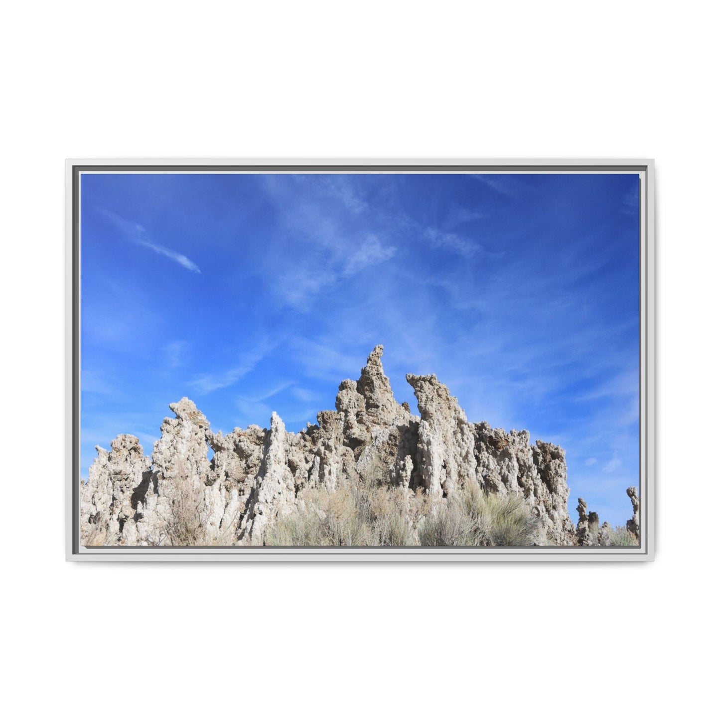 Frozen Sentinels - Unique Stretched Canvas Wall Art