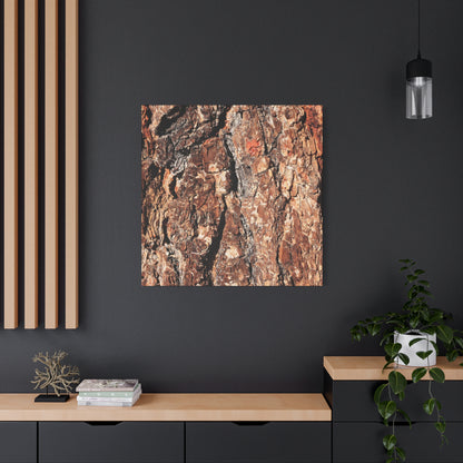Russet Echoes - Unique Frameless Canvas Wall Art