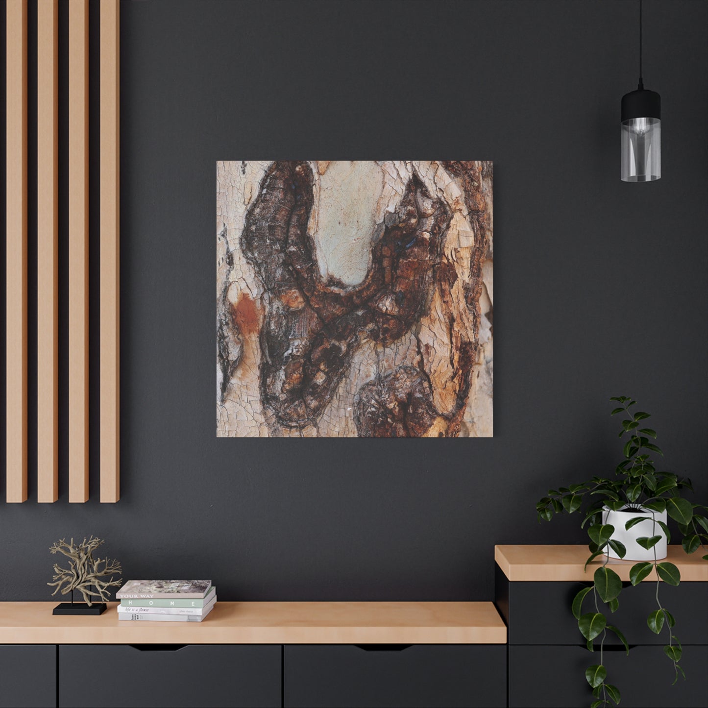 Arboreal Echoes - Unique Frameless Canvas Wall Art - Art By Earth