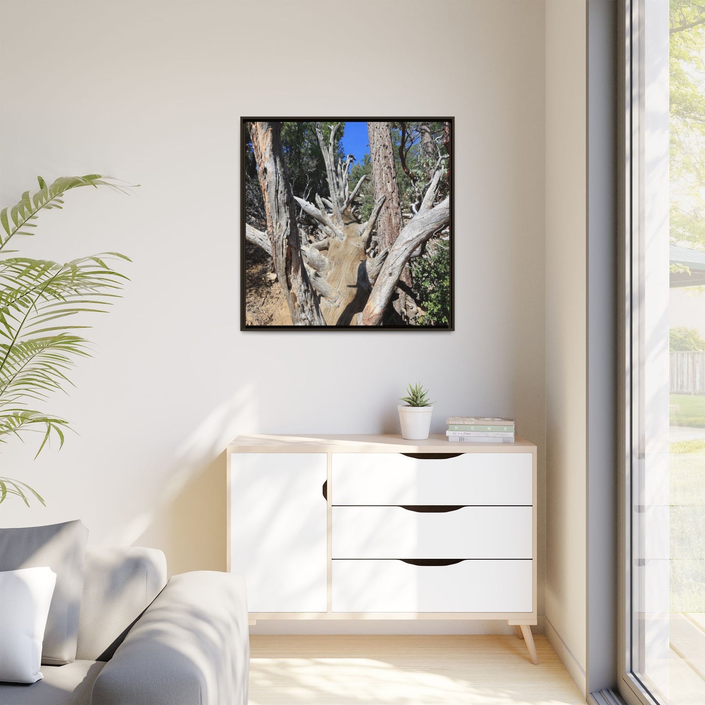 Forest Sentinels - Unique Stretched Canvas Wall Art