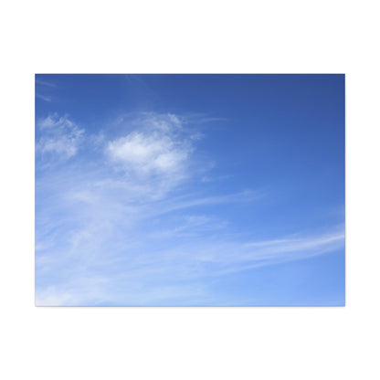 Blue Breath - Unique Frameless Canvas Wall Art - Art By Earth