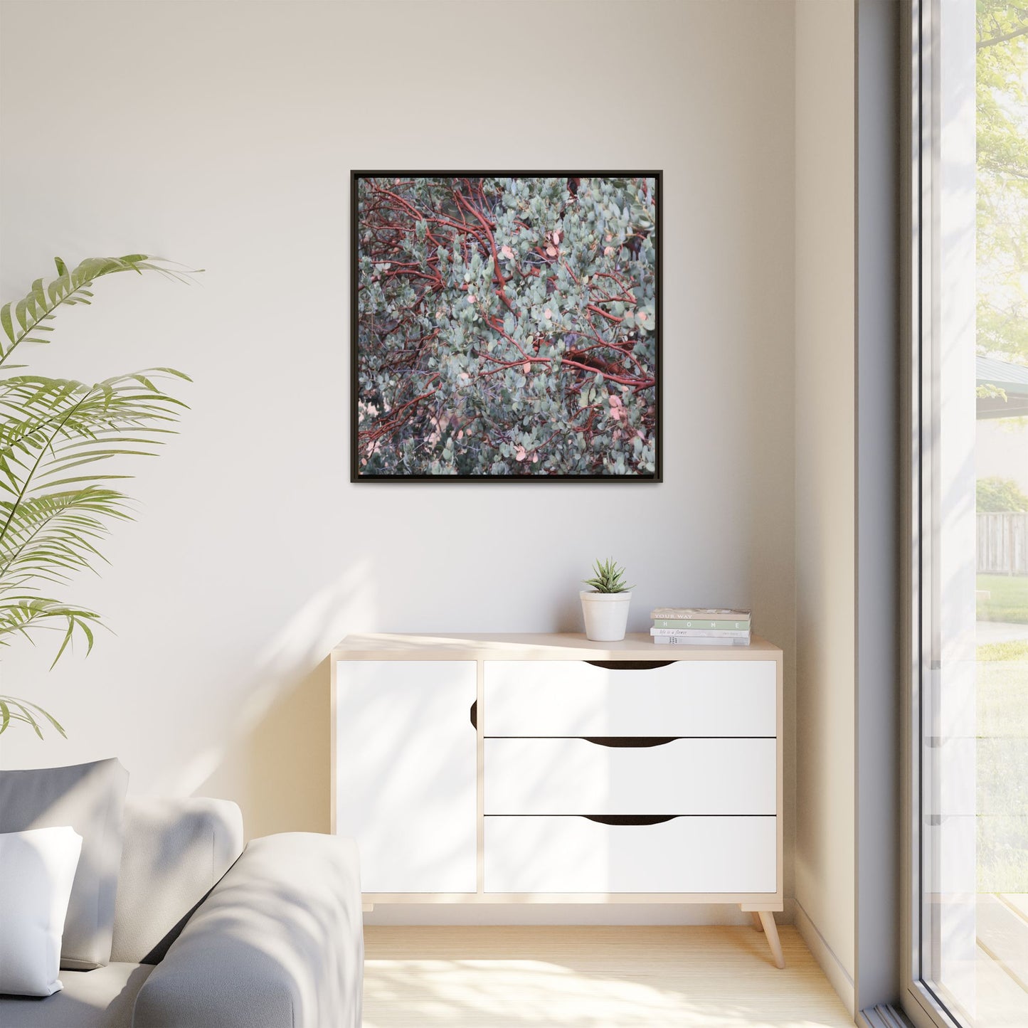 Whispers of Sage - Unique Stretched Canvas Wall Art - Art By Earth