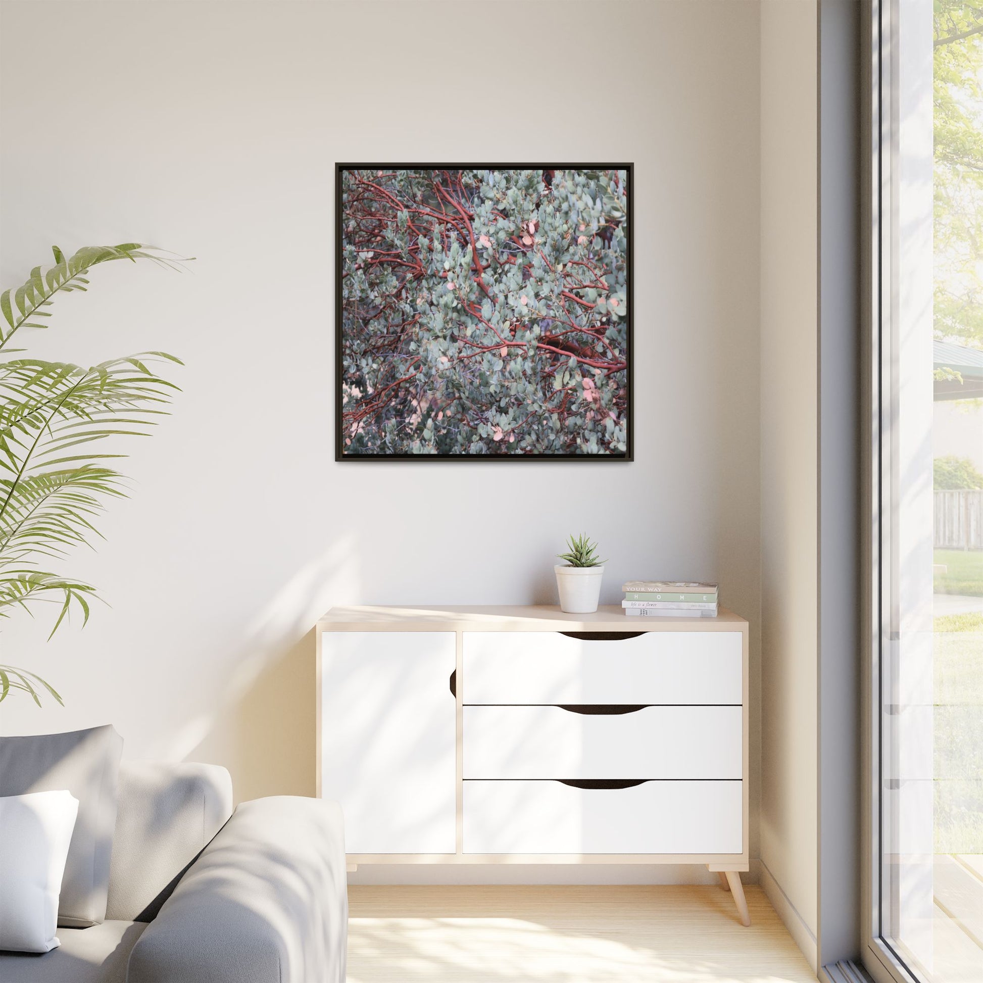 Whispers of Sage - Unique Stretched Canvas Wall Art - Art By Earth