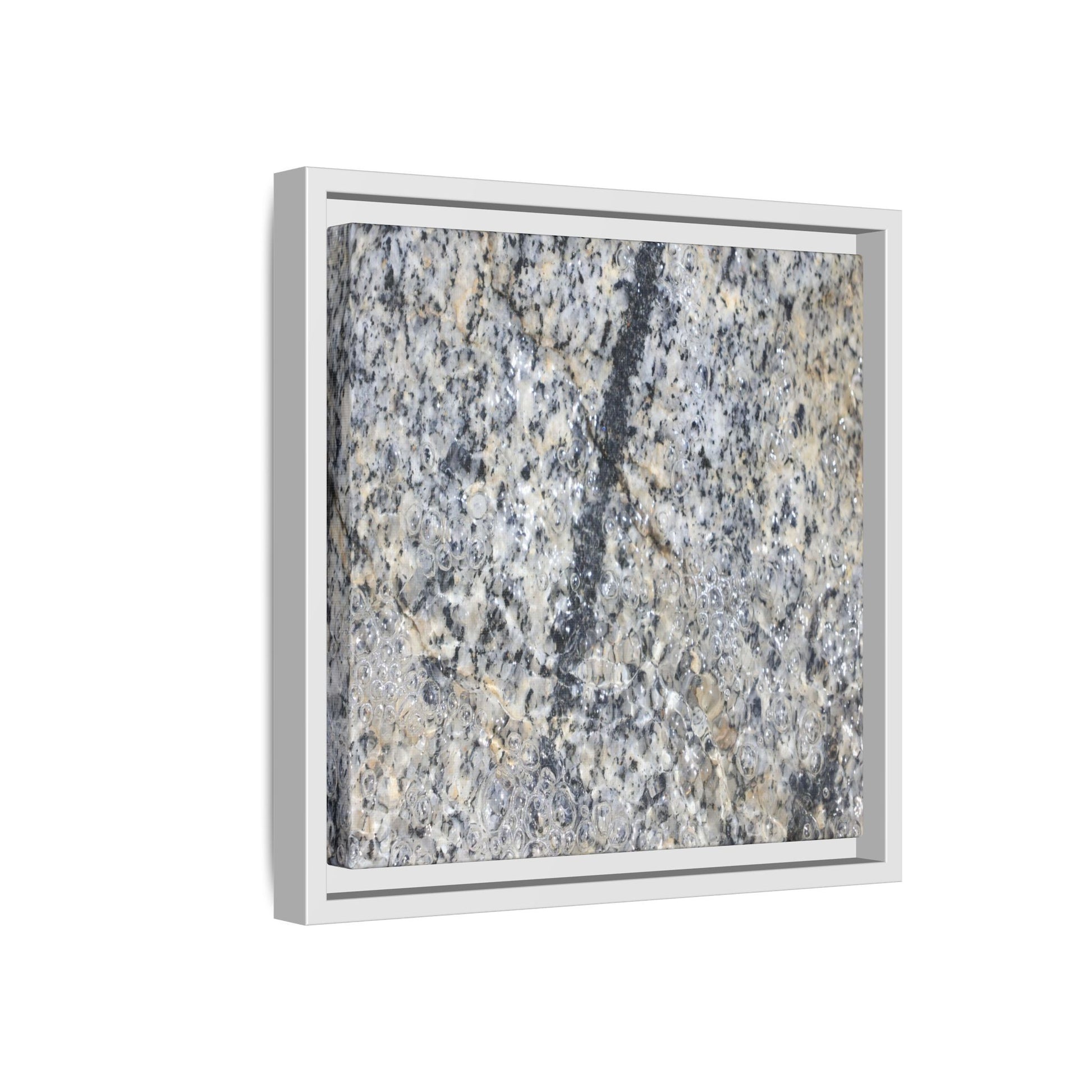 Granite Bubbles - Unique Stretched Canvas Wall Art - Art By Earth