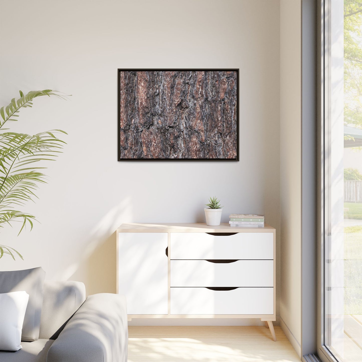 Echoes of Wood - Unique Stretched Canvas Wall Art