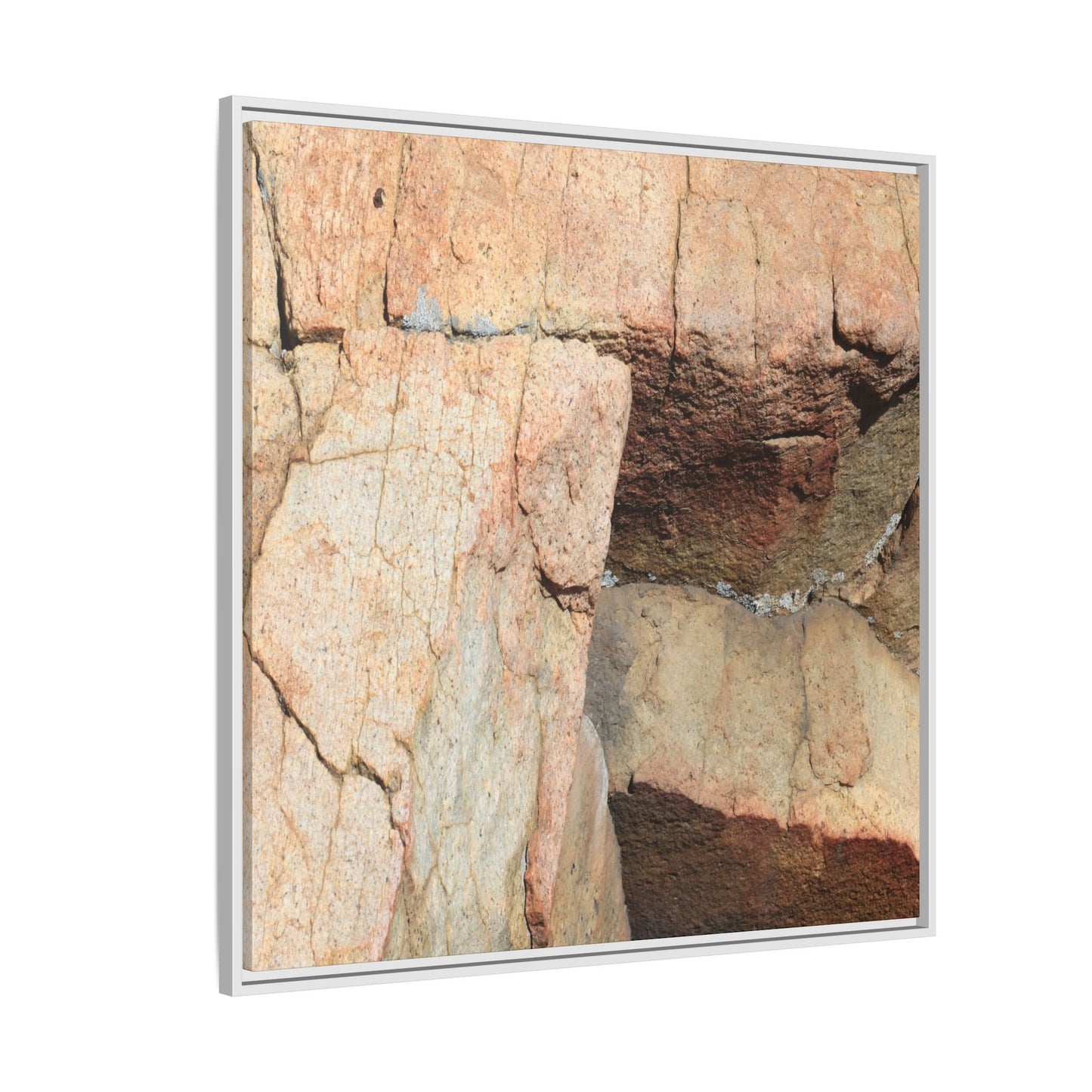 Fractured Stone - Unique Stretched Canvas Wall Art - Art By Earth