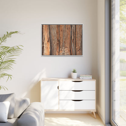 Echoes of Timber - Unique Stretched Canvas Wall Art - Art By Earth