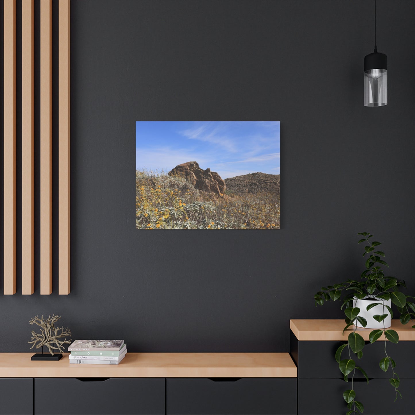 Desert Bloom - Unique Frameless Canvas Wall Art - Art By Earth