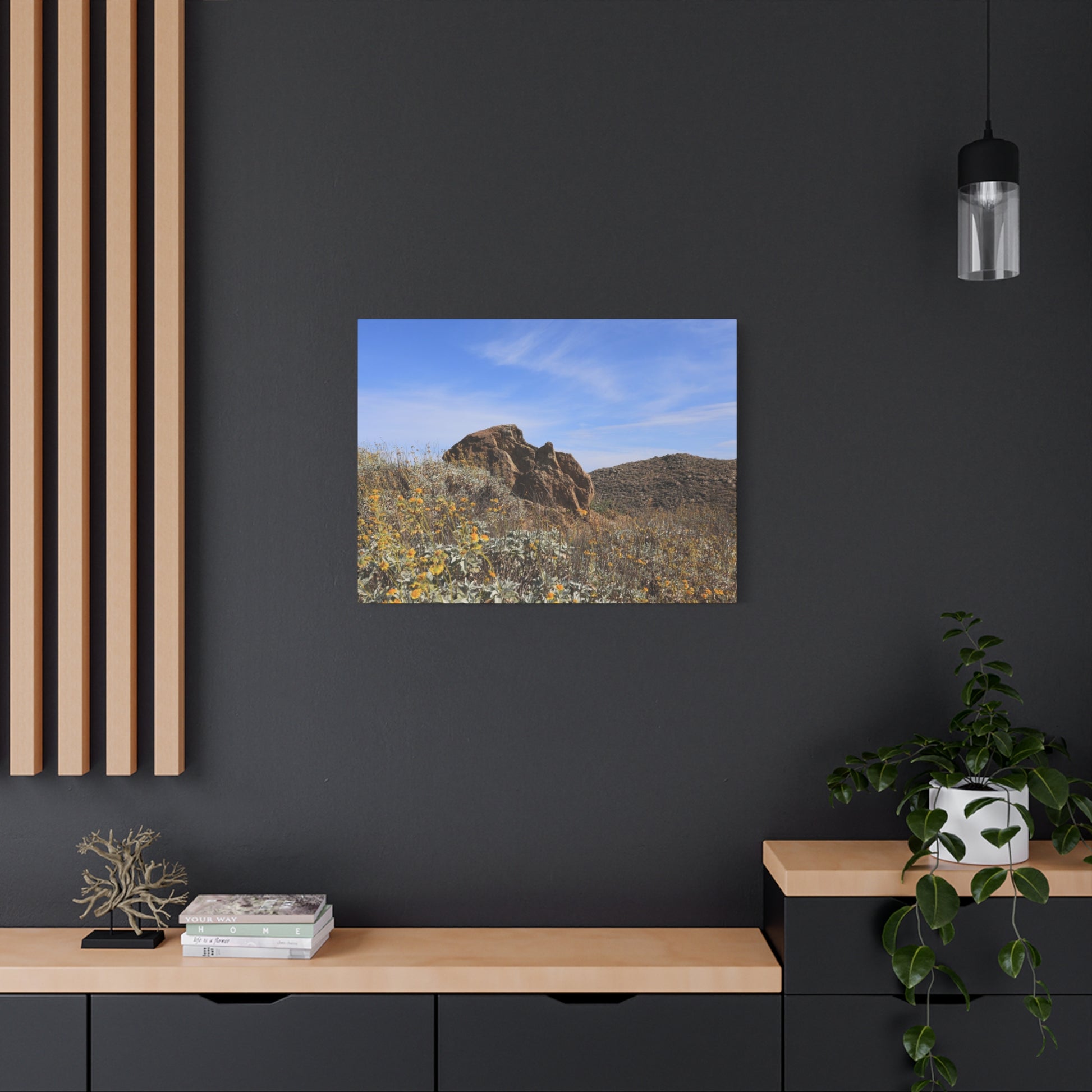 Desert Bloom - Unique Frameless Canvas Wall Art - Art By Earth