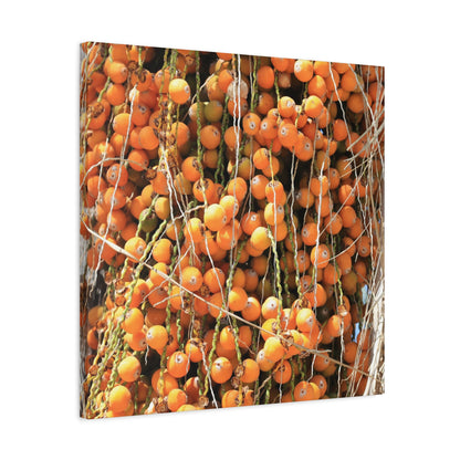 Orange Harvest - Unique Frameless Canvas Wall Art - Art By Earth