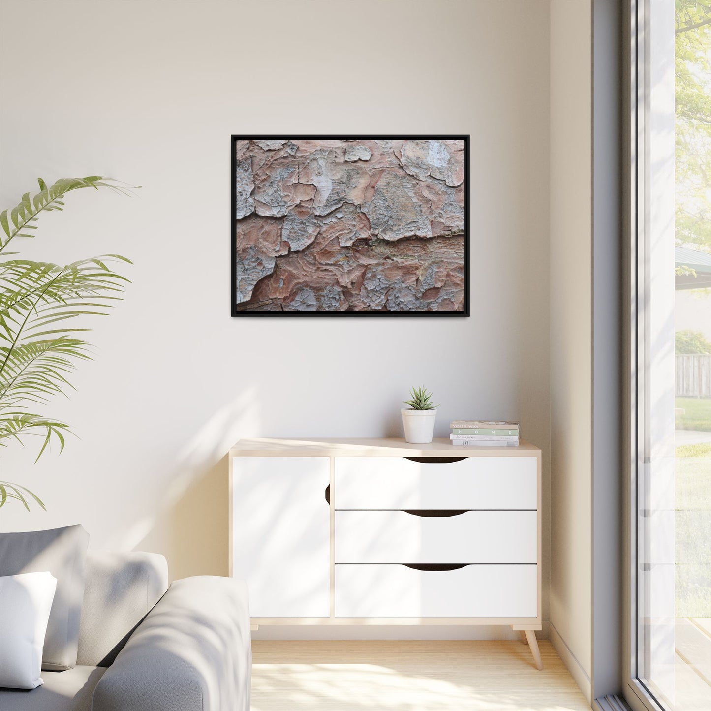 Flaking Serenity - Unique Stretched Canvas Wall Art - Art By Earth