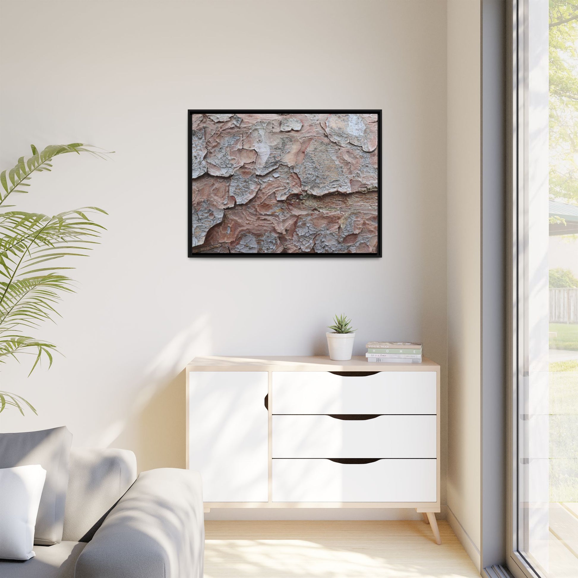 Flaking Serenity - Unique Stretched Canvas Wall Art - Art By Earth
