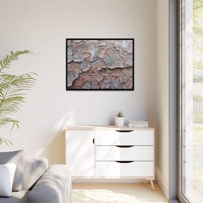 Flaking Serenity - Unique Stretched Canvas Wall Art - Art By Earth