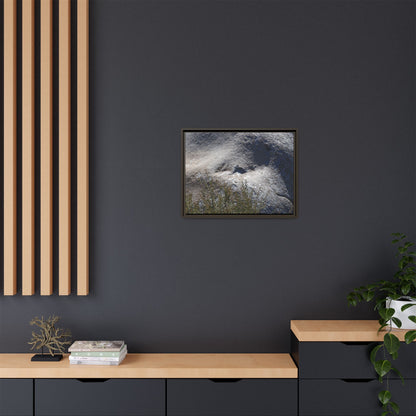 Weathered Boulder with Character - Unique Stretched Canvas Wall Art