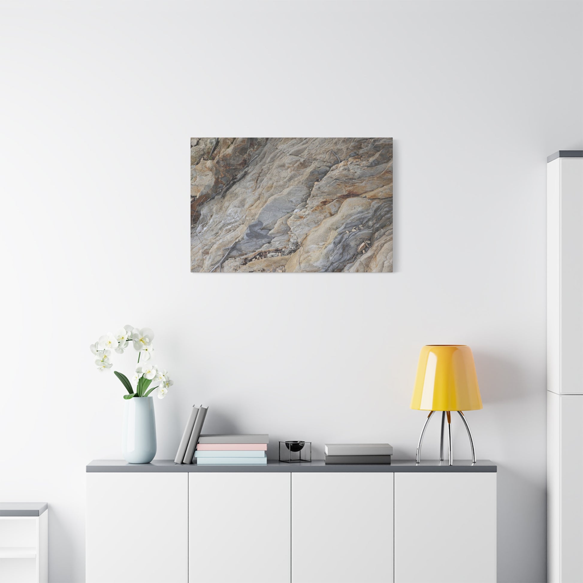 Stone Memory - Unique Frameless Canvas Wall Art - Art By Earth