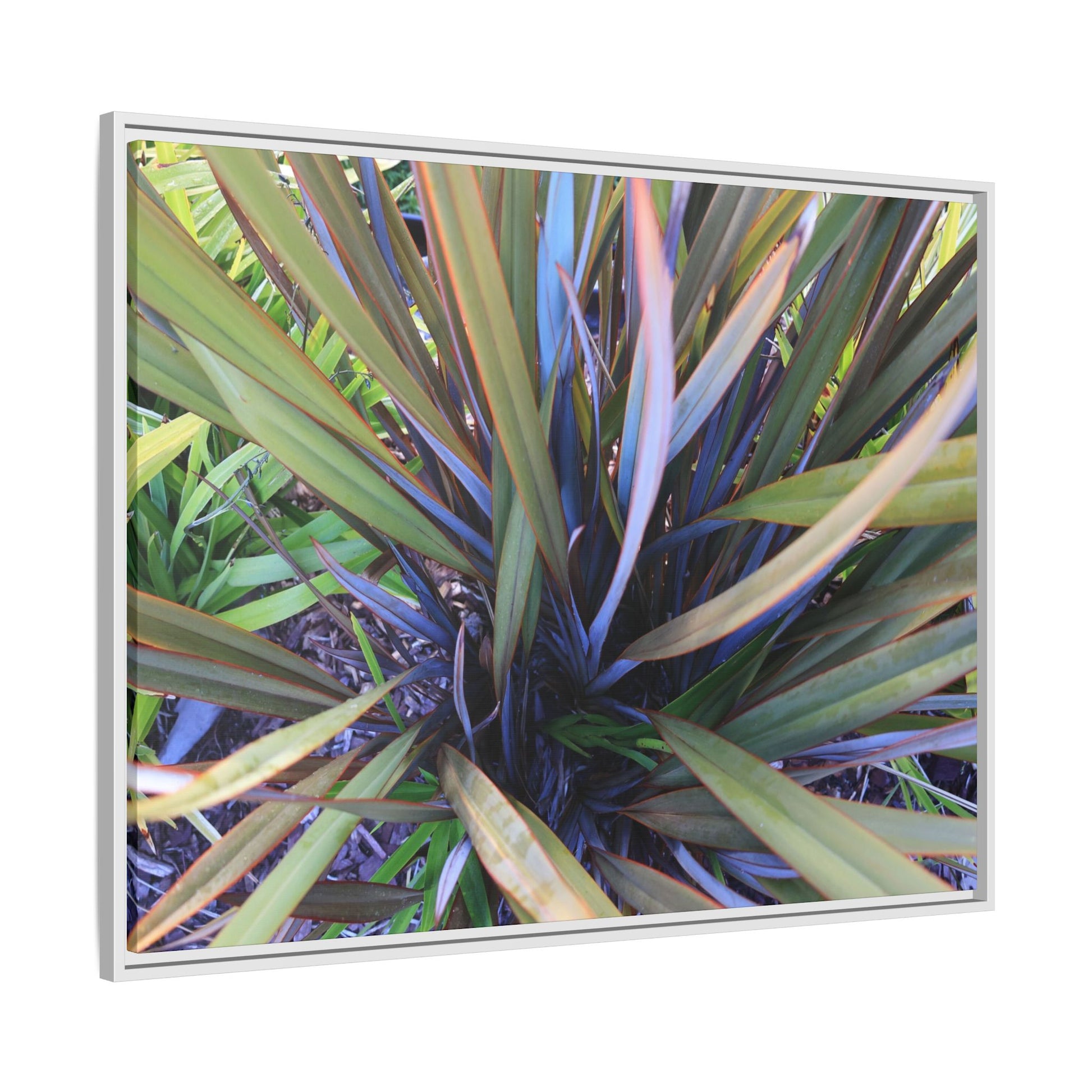 Radiant Leaves - Unique Stretched Canvas Wall Art - Art By Earth