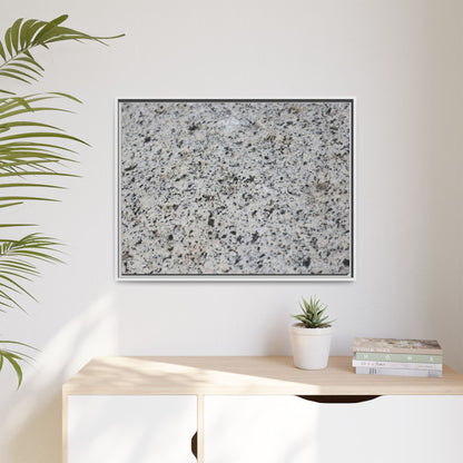 Monochrome Mosaic - Unique Stretched Canvas Wall Art - Art By Earth