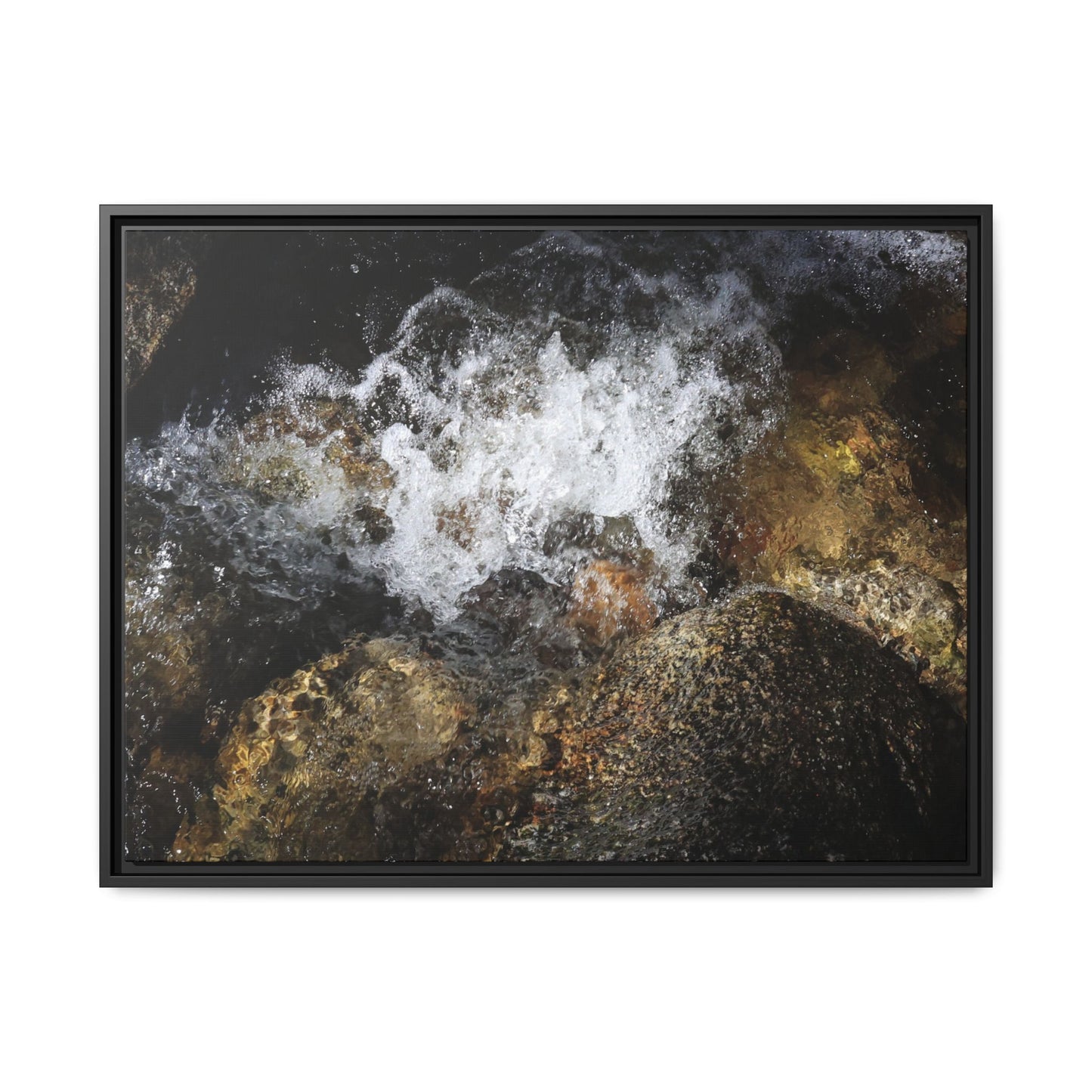 Cascading Momentum - Unique Stretched Canvas Wall Art - Art By Earth