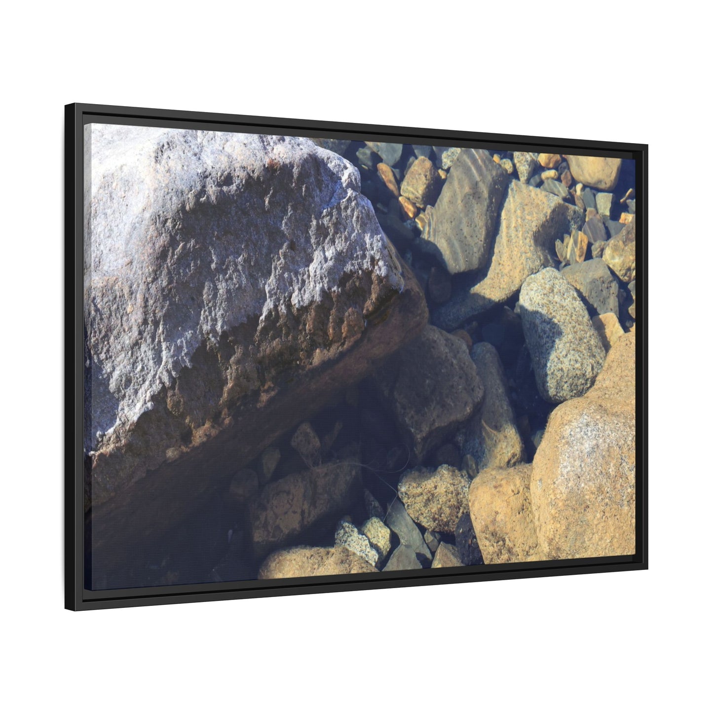 Stone Sanctuary - Unique Stretched Canvas Wall Art