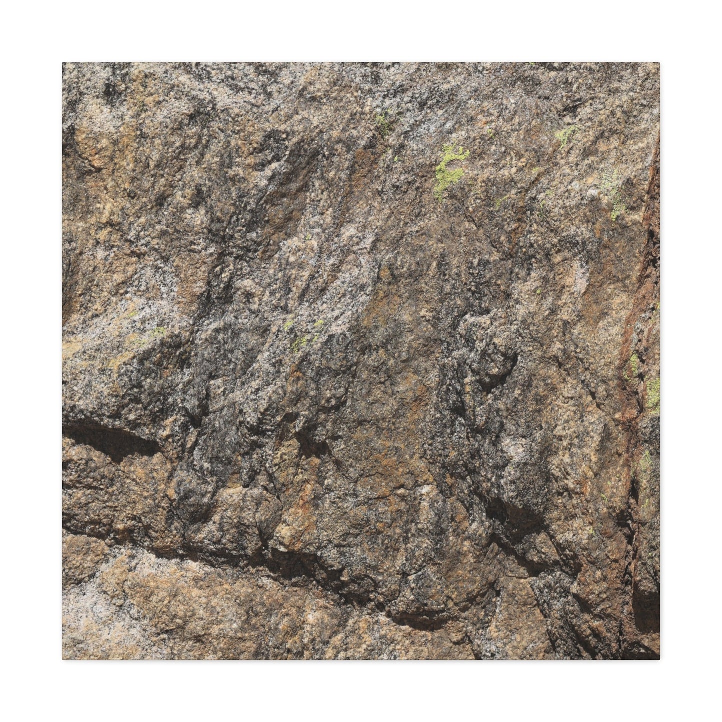 Weathered Stone Secrets - Unique Frameless Canvas Wall Art - Art By Earth