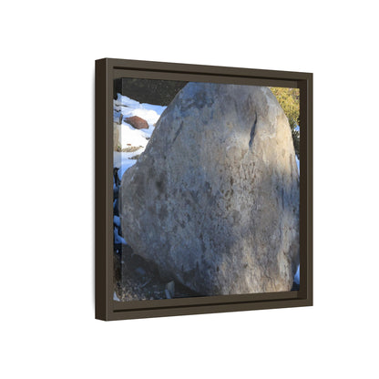 Glacial Solitude - Unique Stretched Canvas Wall Art