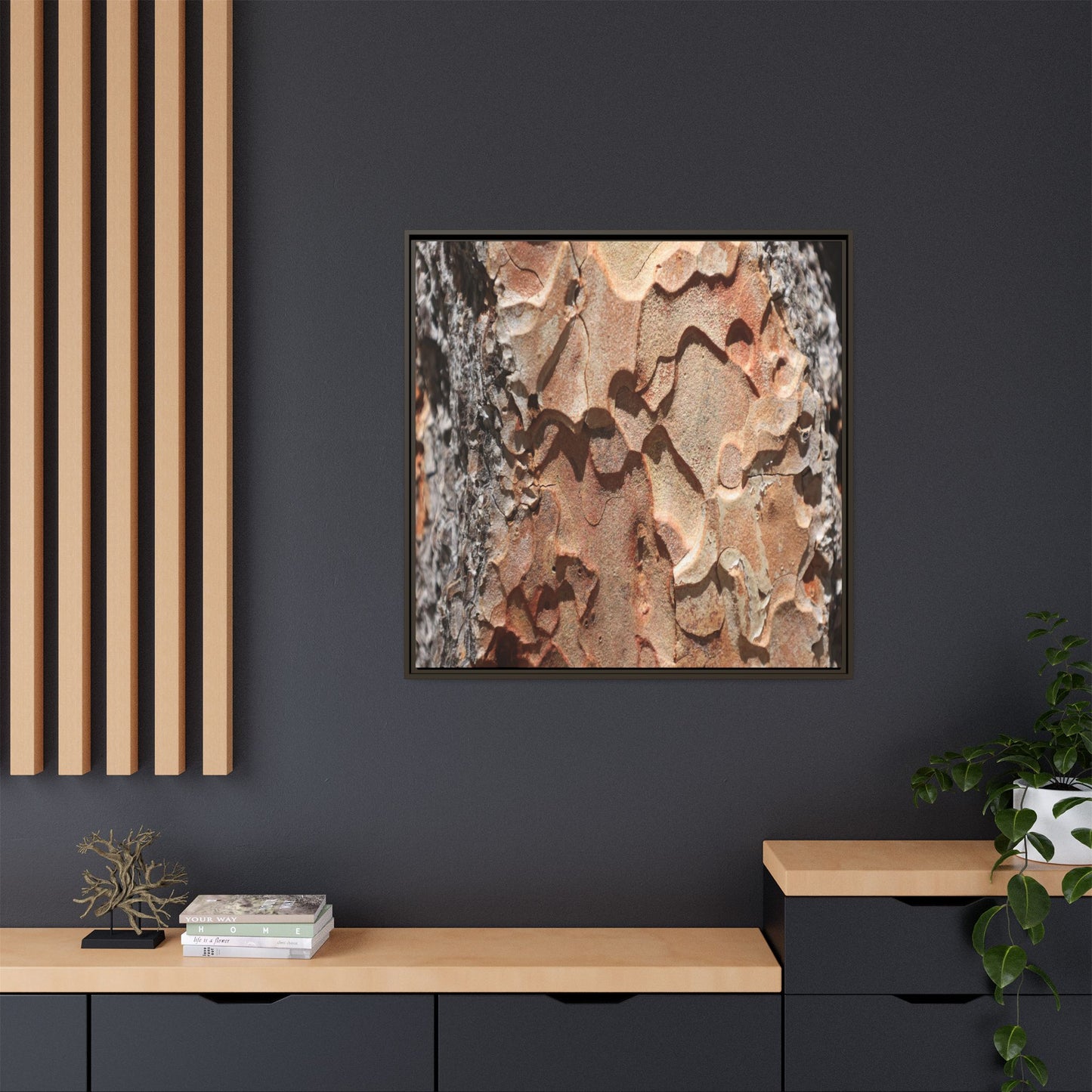 Rust and Stone - Unique Stretched Canvas Wall Art - Art By Earth