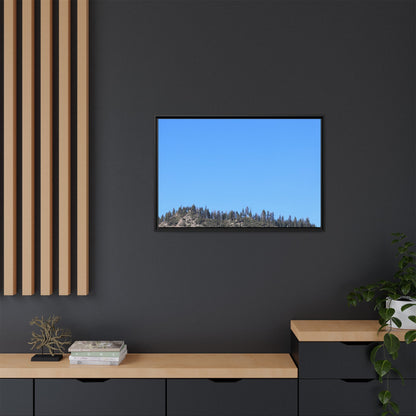 Blue Silence - Unique Stretched Canvas Wall Art