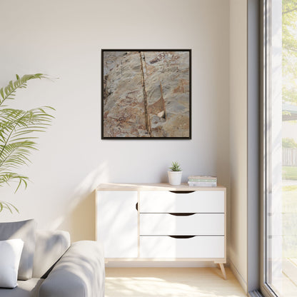 Sedimentary Symphony - Unique Stretched Canvas Wall Art - Art By Earth