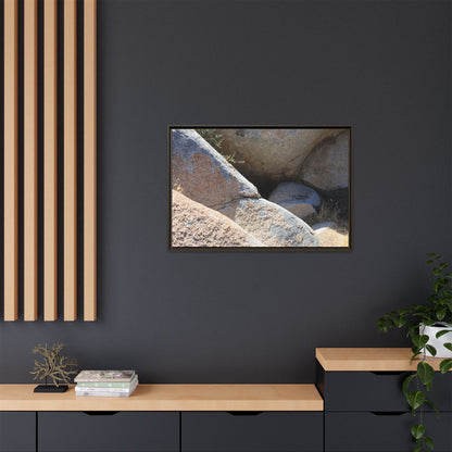 Boulder Shelter - Unique Stretched Canvas Wall Art