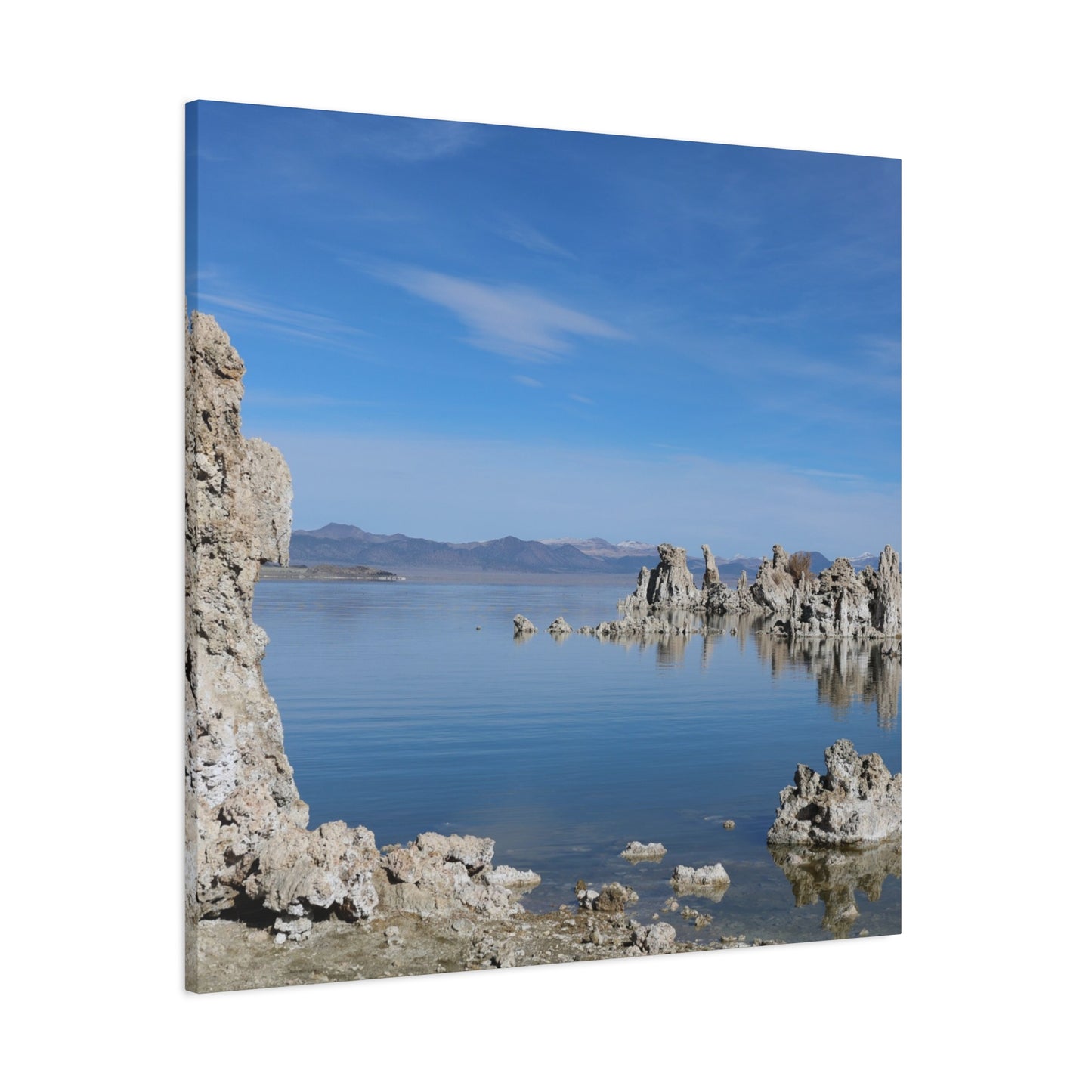 Echoes of Stone and Water - Unique Frameless Canvas Wall Art