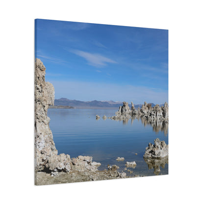 Echoes of Stone and Water - Unique Frameless Canvas Wall Art