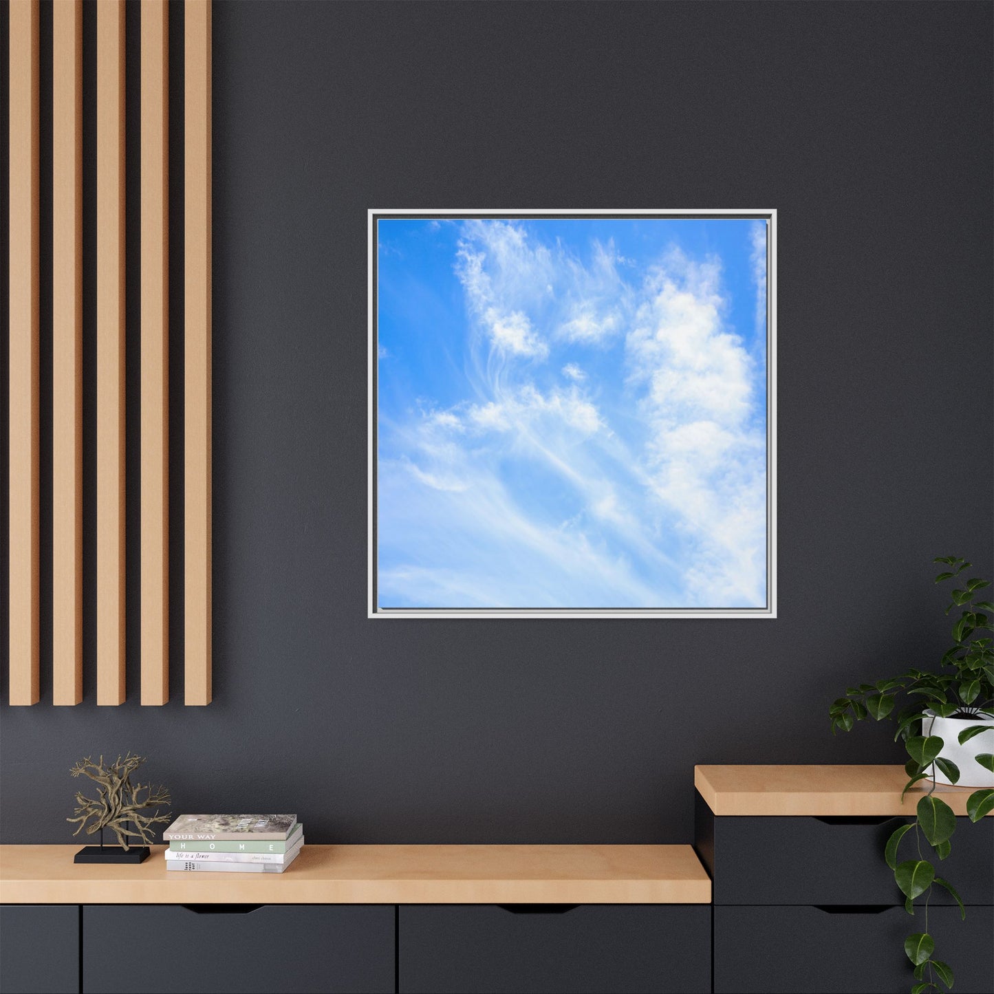 Azure Dreaming - Unique Stretched Canvas Wall Art - Art By Earth