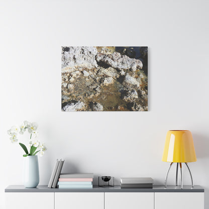 Weathered Stone Symphony - Unique Frameless Canvas Wall Art