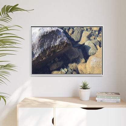 Stone Sanctuary - Unique Stretched Canvas Wall Art