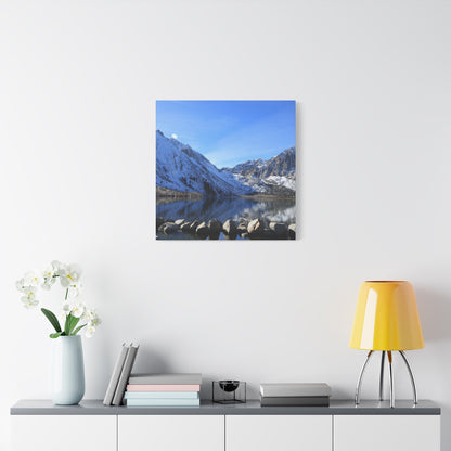 Reflections of Silence - Unique Frameless Canvas Wall Art