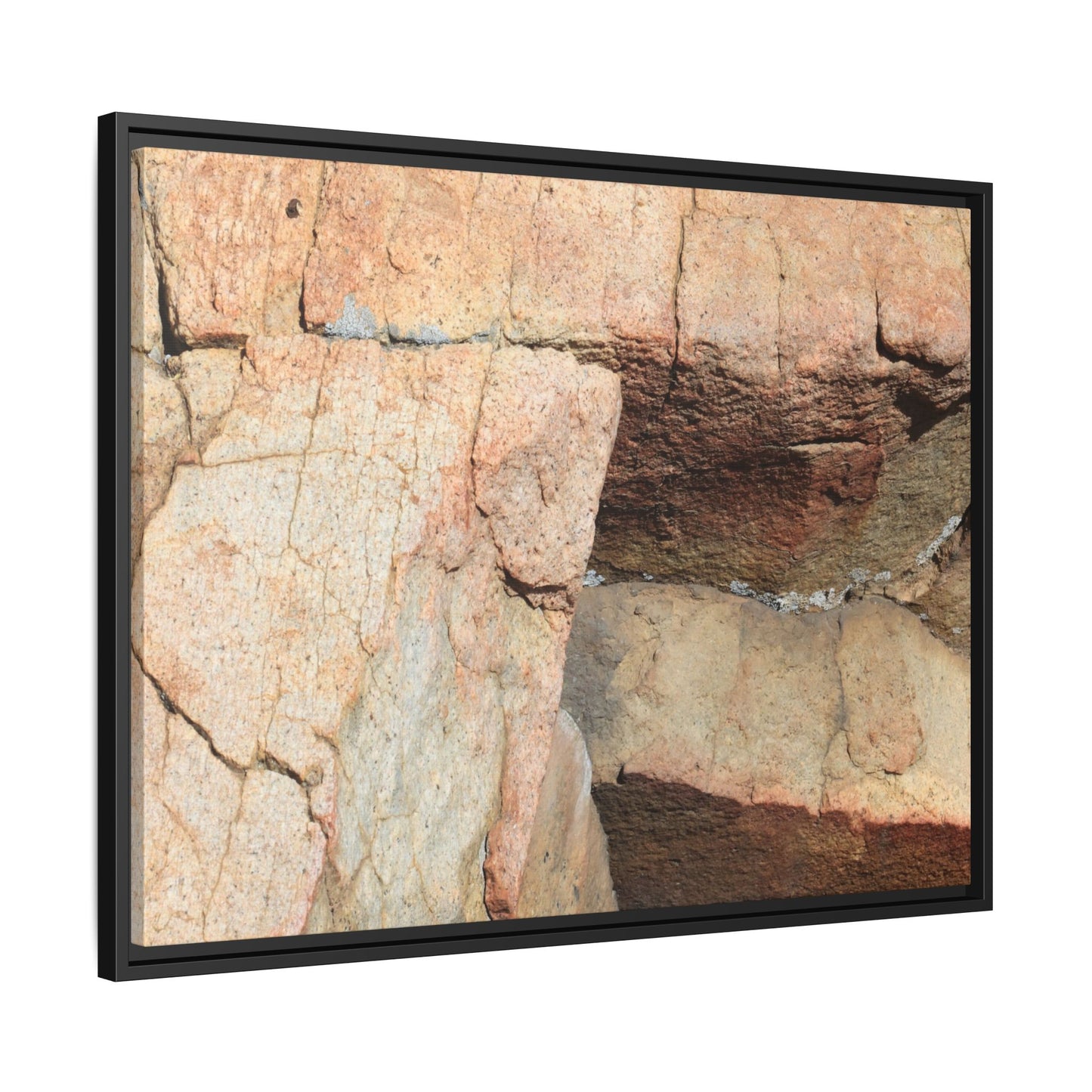 Fractured Stone - Unique Stretched Canvas Wall Art - Art By Earth